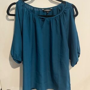 Express Women's Teal Top